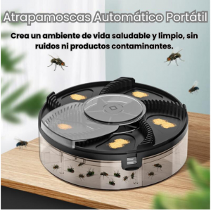 Atrapamoscas Automático Recargable