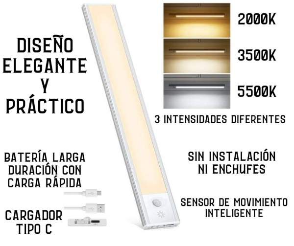 Luz Led inteligente con sensor de movimientos - Imagen 5
