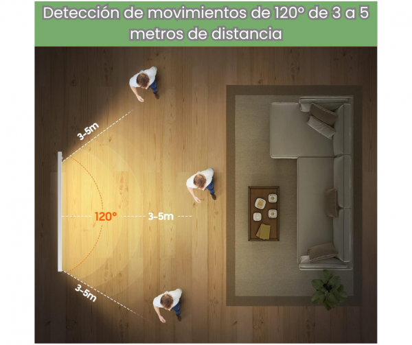 Luz Led inteligente con sensor de movimientos - Imagen 6